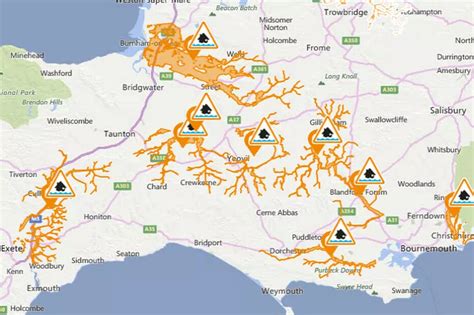 Somerset floods: These are the alerts in place for the whole of the south west - Somerset Live