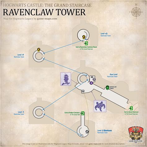 Ravenclaw Tower Map Hogwarts Legacy