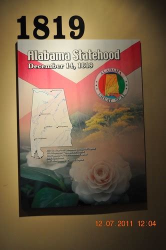 1819 Alabama Statehood December 14, 1819 | Visitor Center & … | Flickr