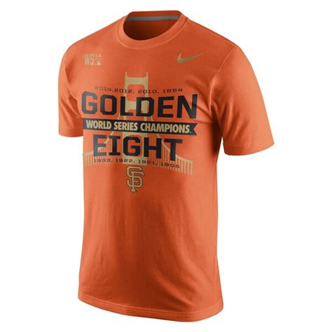 San Francisco Giants 2014 World Series Champions Celebration Local Commemorative T-Shirt - Orange