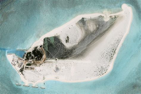 Satellite photos reveal development on Triton Island in the South China Sea