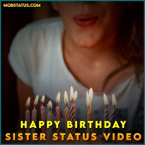 Birthday Wishes For Sister Whatsapp Status Video Download, 4k