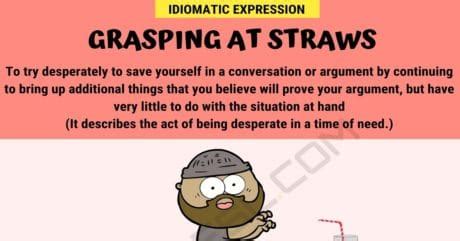 Grasping At Straws Meaning with Helpful Conversations • 7ESL