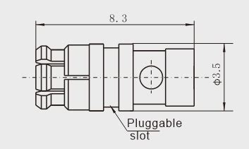 SMP Female Connector for Semi Rigid/Flexible Cable Inner Conductor 0.51mm