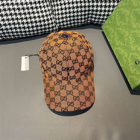 Gucci Baseball Hat Orange For Women - Fernize