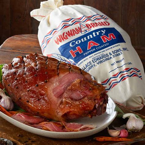 Cooked Bone-In Wigwam Country Ham | Edwards Virginia Smokehouse