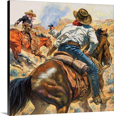 Cowboy and Mexican Wall Art, Canvas Prints, Framed Prints, Wall Peels ...