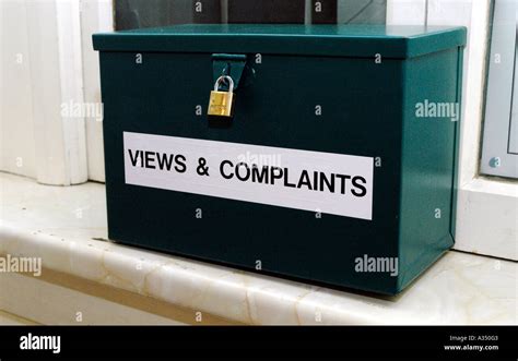 Complaints box hi-res stock photography and images - Alamy