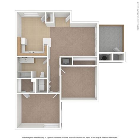 2-4 Bedroom Apartments Fresno, CA | Maplewood Floor Plans