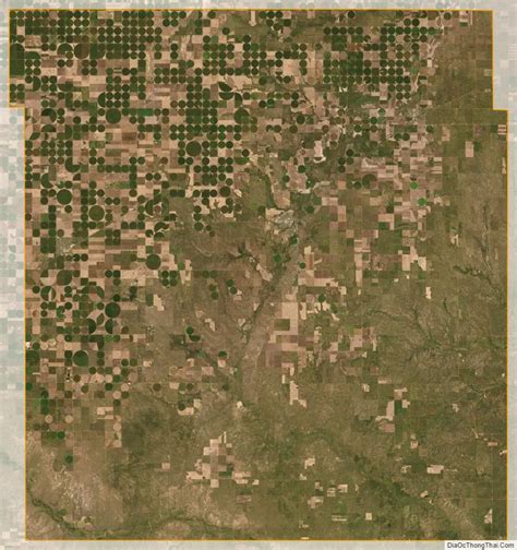 Map of Meade County, Kansas