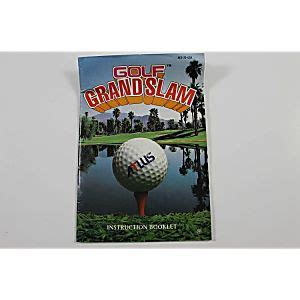 Manual - NES Golf Grand Slam