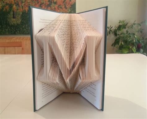 Simplified folded book art! How to fold a book THE EASY WAY. | Book page crafts, Book folding ...