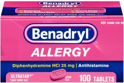 Benadryl Allergy Ultratab Tablets 10 ea (Pack of 3) - Walmart.com