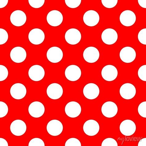 Cute Polka Dots Background Red Images for Your Designs