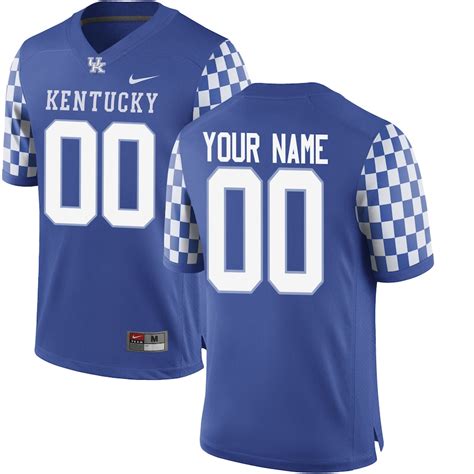 Nike Kentucky Wildcats Royal Custom Replica Football Jersey