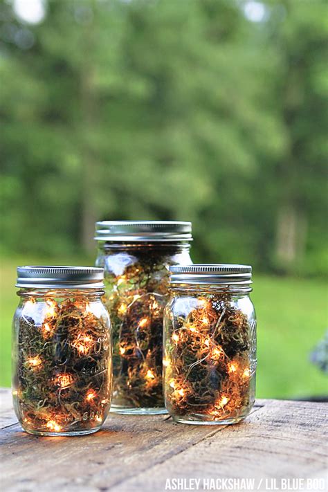 Fall Table Decor: Mason Jar Firefly Lanterns