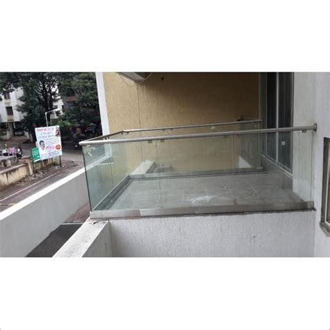 Balcony Tempered Glass Railing at Best Price in Pune | Ashapuri Metals