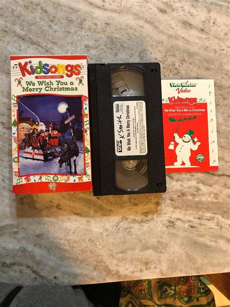 Kidsongs-We Wish You a Merry Christmas VHS 1992-TESTED-RARE VINTAGE-SHIP N 24HRS - VHS Tapes