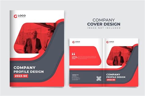 Premium Vector | Company profile cover template design and brochure ...