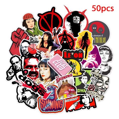 50 pcs Movie Stickers | Etsy