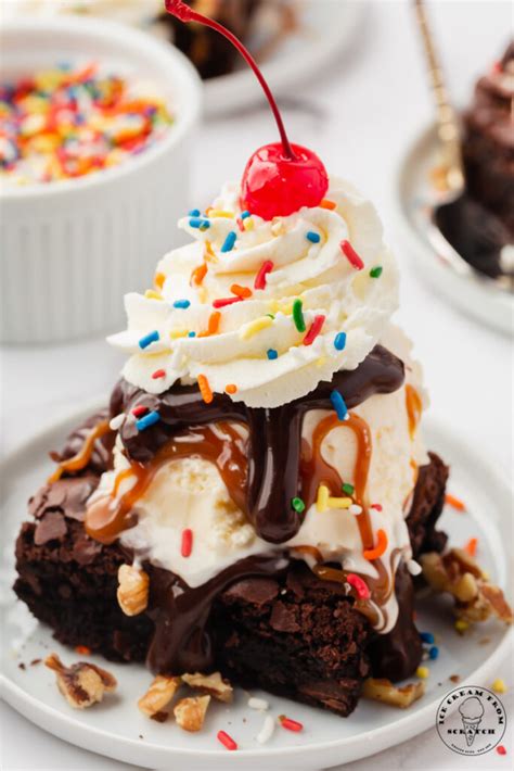 Brownie Sundae - Ice Cream From Scratch