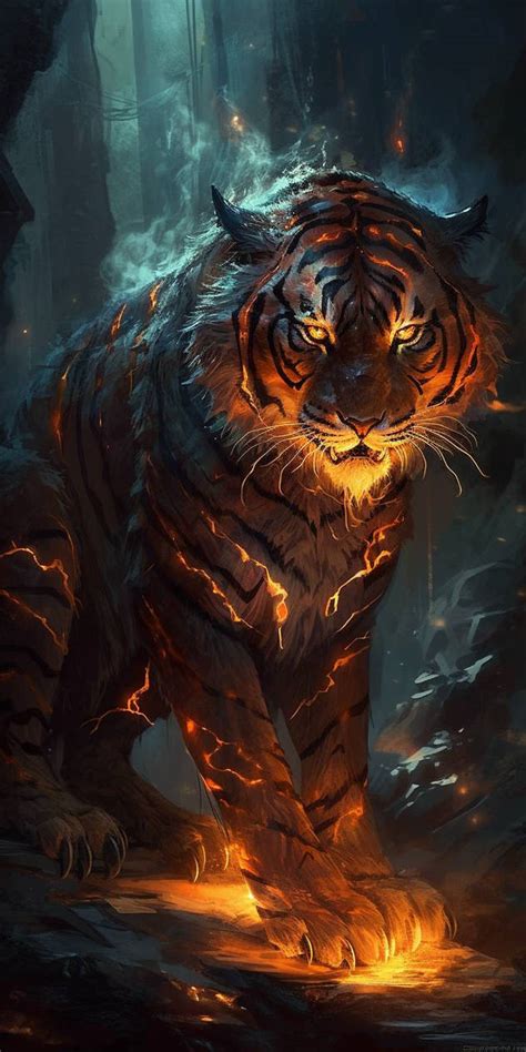 Fire tiger by Sylvester0102 on DeviantArt