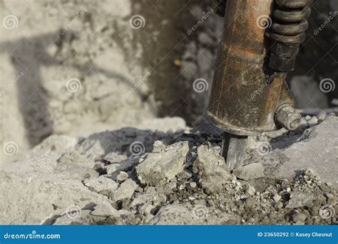 Concrete jack hammer stock photo. Image of work, construction - 23650292