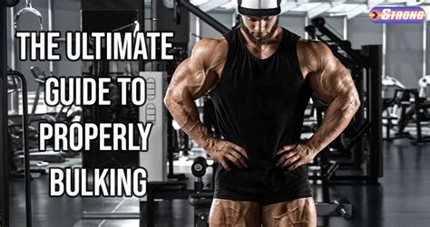 The Ultimate Guide to Properly Bulking - Strong Supplement Shop