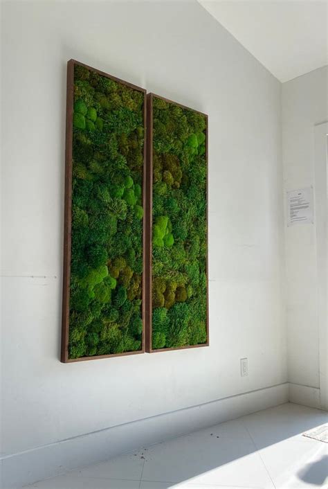 Moss Wall Art. Moss Art. Preserved Moss. Living wall. Plant | Etsy Living Wall Indoor, Living ...