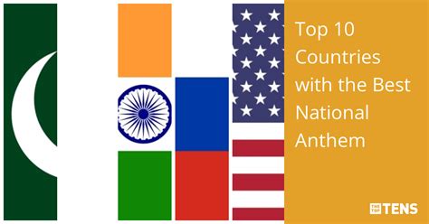 Top 10 Countries with the Best National Anthem - TheTopTens