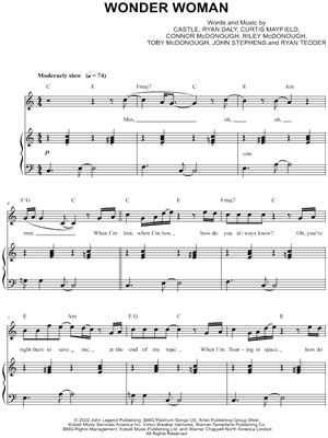 "Wonder Woman" Sheet Music - 1 Arrangement Available Instantly - Musicnotes