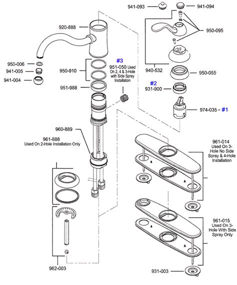 Kitchen Faucet Parts