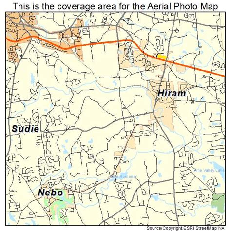 Aerial Photography Map of Hiram, GA Georgia