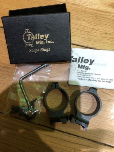 Talley scope rings - Gun Accessories - The Hunting Life