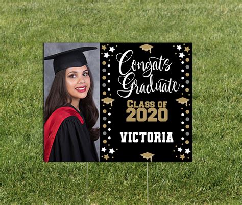 Custom Graduation Yard Sign - The Brat Shack Party Store