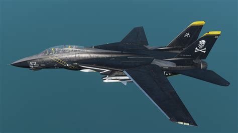 F14 Tomcat Jolly Rogers Black style