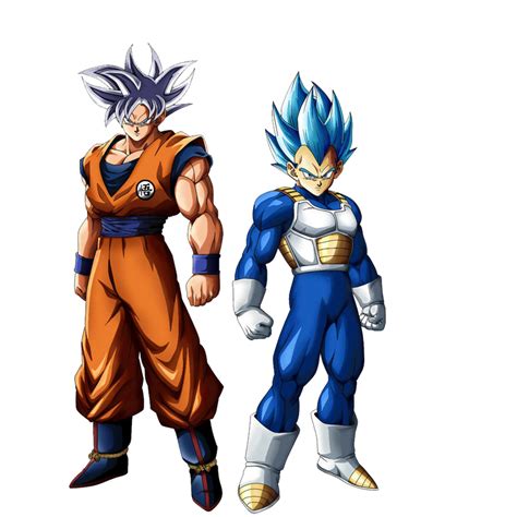 DBFZ UI Goku USSB Vegeta Renders by MohaSetif on DeviantArt