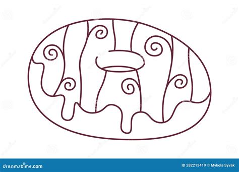 Donut with Sprinkles stock vector. Illustration of bakery - 282213419