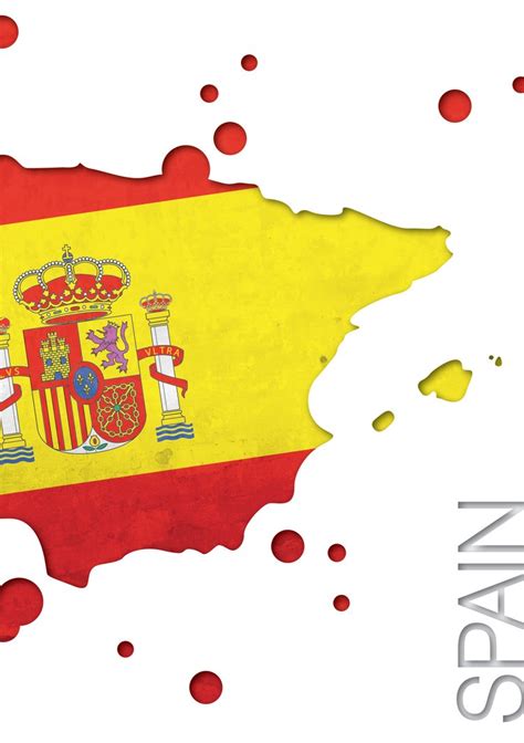 Spain Flag Outline - ClipArt Best