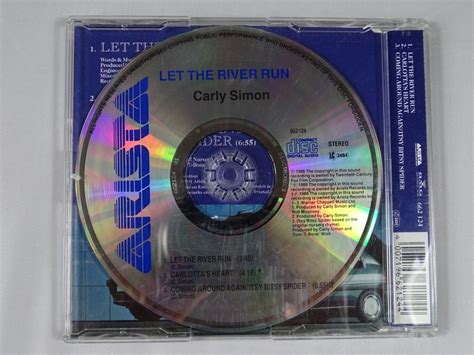 Carly Simon - Let The River Run (CD Single) - Top Hat Records