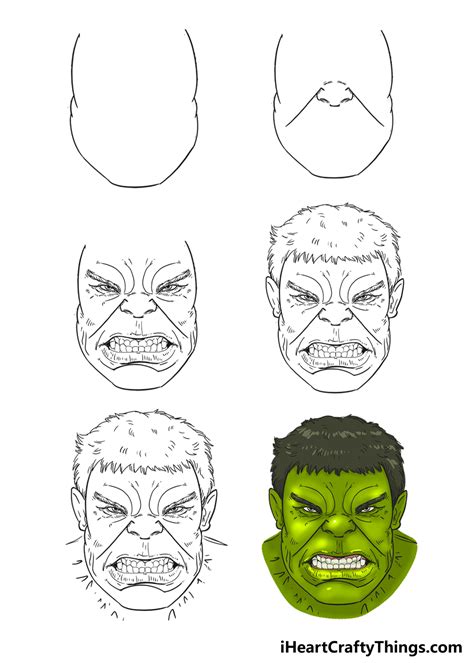 Aggregate 73+ hulk face drawing latest - xkldase.edu.vn