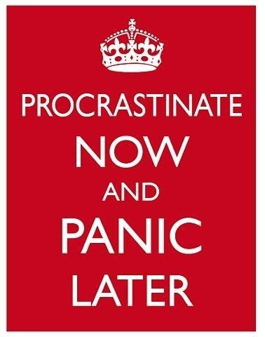 Procrastination Funny Quotes. QuotesGram