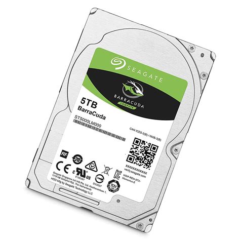 Seagate BarraCuda ST5000LM000 extern hard drive 5tb 2.5 Inch SATA 6Gb/s ...