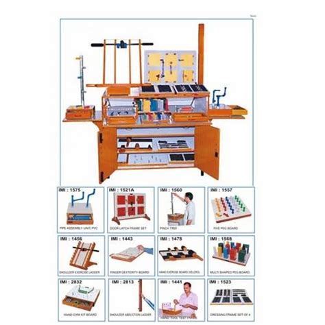 IMI Wood Multi-Activities Work Station (Upper Extrimities), for Clinical, Model Number/Name ...