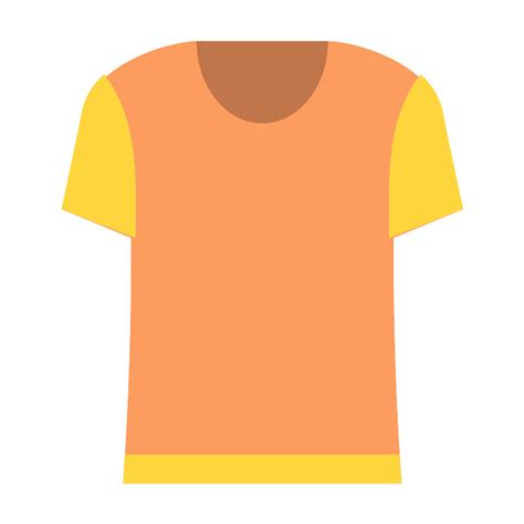 Orange Tshirt Vector SVG Icon - SVG Repo