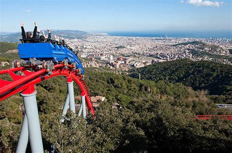 Tibidabo, an amusement park overlooking Barcelona