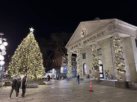 Annual Christmas tree returns to Faneuil Hall Marketplace – The Suffolk ...