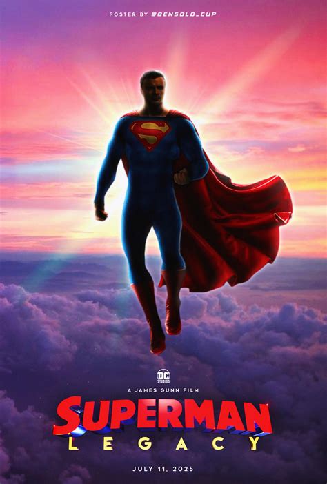 Are you guys excited for Superman: Legacy? (Poster by me) : r/DC_Cinematic