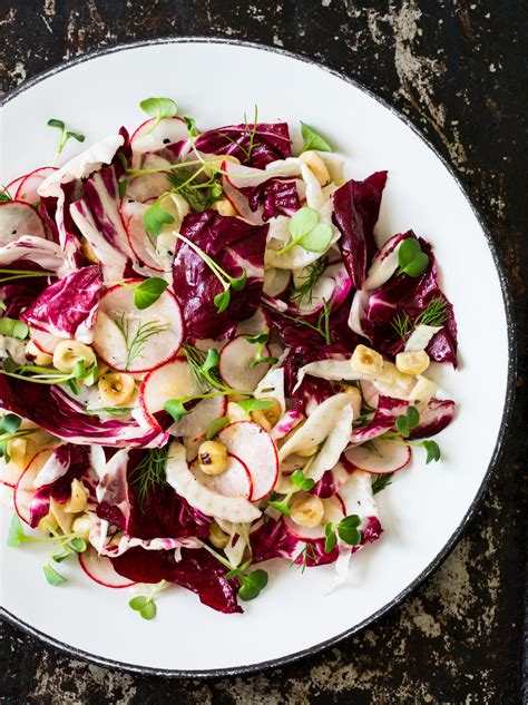 Radicchio, Fennel and Radish Salad - The Food Gays