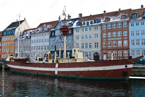 Nyhavn: waterfront district in Copenhagen, Denmark. Stock Photo | Adobe ...